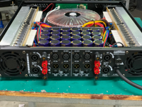 2U Sınıf H Amplifikatör 4 Kanal Profesyonel Güç Amplifikatörü 4X1000W Subwoofer Stereo Amplifikatör DJ Sahne Açık Hava Etkinlikleri için