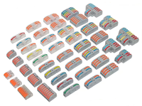 POWER Connect 2 voies connecteur Push Fit 2 voies rapide Push Type serrure connecteurs de fil électrique mâle Rj45 connecteur femelle 222 SZS
