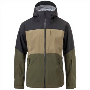 Veste de ski softshell décontractée pour homme de bonne qualité, imperméable, à fermeture éclair, pour l'hiver, en polyester, à capuche, séchage rapide, personnalisable sur le devant - Product Image 3