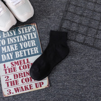 Chaussettes de Sport Athlétiques Personnalisées Brodées Logo Personnalisé Blanc et Noir de Haute Qualité, Mi-Mollet, pour Course, Faible MOQ
