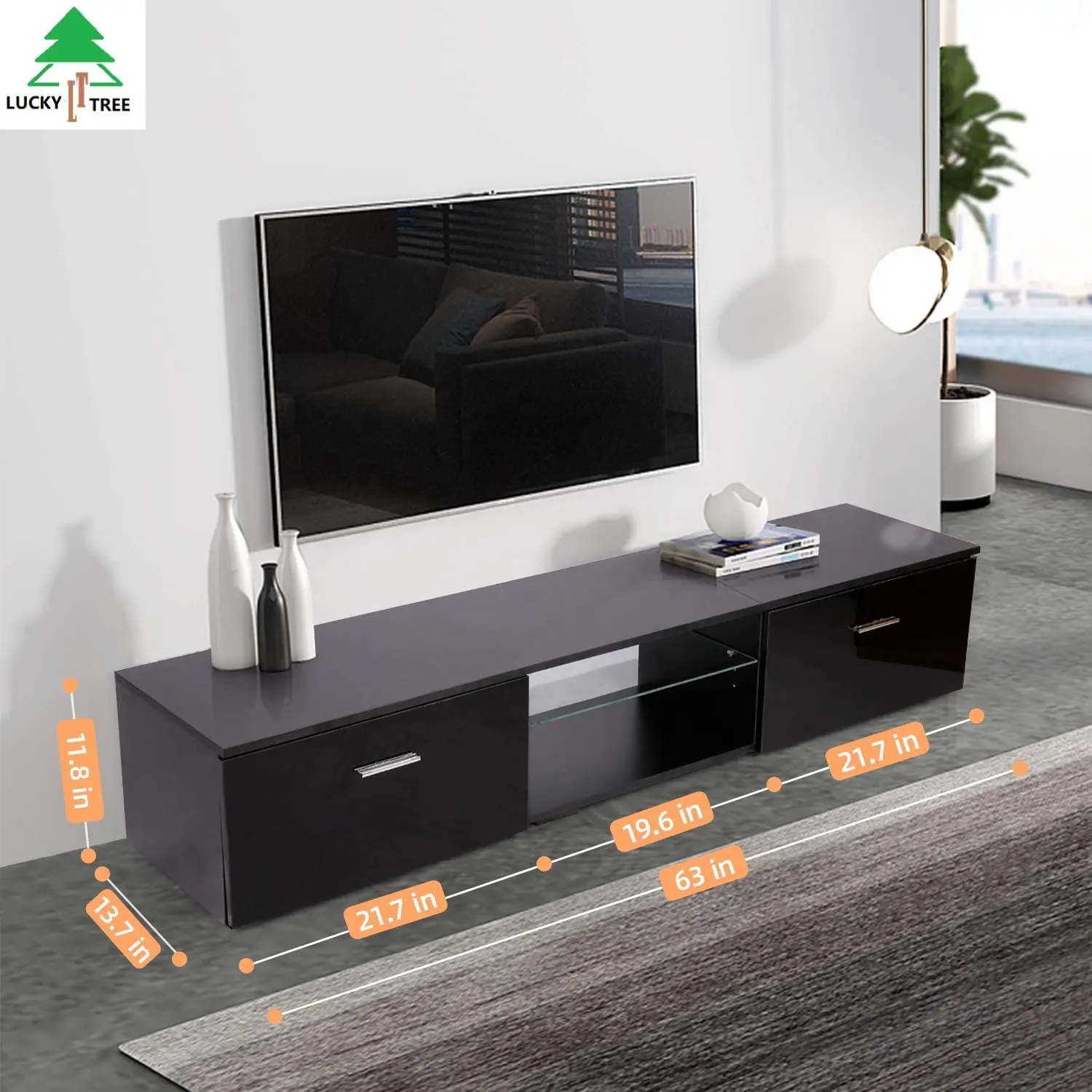 Mobiliário, sala de estar, suporte de madeira para tv armário media console mesa com armazenamento para sala de estar