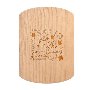 Calabazas Acacia Madera Festiva Otoño Tabla de cortar Cosecha de otoño Bienvenido Otoño Signo Decoración Tabla de cortar - Product Image 5