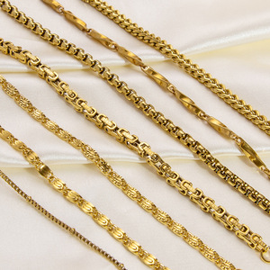 Pulsera de Acero de Titanio con Baño de Oro de 18K, Diseño de Ondas, para Mujer, Joyería de Regalo - Product Image 2