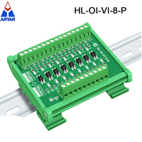 Panneau d'isolation octocoupleur à 8 canaux, carte de Conversion de tension, Module IO de Signal PLC, 1.8V 3.3V 5V 12V 24V