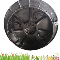 Couvercle de manhole rectangulaire anti-affaissement pour puits spécial