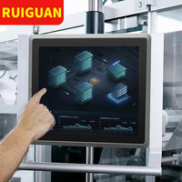 Panel PC Industrial Todo en Uno Android I3 de 10.4, 12.1, 13.3, 15, 15.6, 17, 19 y 21.5 Pulgadas con Pantalla Táctil Capacitiva para Fábrica Inteligente y Funcionamiento Estable