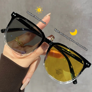 نظارات رؤية ليلية للقيادة الآمنة نظارات متغيرة اللون نظارات شمسية مضادة للشعاع العالي نظارات تفتيح للرجال للسائقين والسفر - Product Image 2