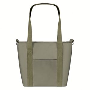 Sac à main carré en cuir PU marron grande capacité pour femme, avec chaîne et large bandoulière, marque privée européenne - Product Image 3