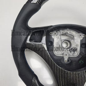 Volante Deportivo M de Fibra de Carbono y Cuero Perforado de Último Diseño para BMW Serie 3 E90 E91 E92 E93 - Product Image 4