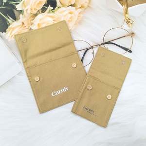 Bolsa de Algodón Personalizada al por Mayor de 12*12cm, Bolsa con Botón, Bolsa de Embalaje para Joyería - Product Image 4