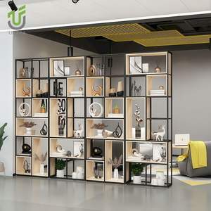 IULTRA <span class=keywords><strong>Étagère</strong></span> Métallique Haute Autoportante pour Bureau, Séparateur <span class=keywords><strong>de</strong></span> Bureau à Domicile, <span class=keywords><strong>Cloison</strong></span> Double Face à Dos Ouvert - Product Image 4