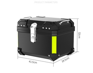 Bauletto Universale per Moto in Plastica ABS da 45L 55L, Impermeabile, con Piastra di Montaggio a Sgancio Rapido 2024 2025 2026 - Product Image 6