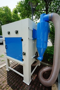 Automatic Wheel <b>Sandblaster</b> Cabinet Hot Sale Sand Blasting <b>Machine</b> with Turntable - Product Image 6