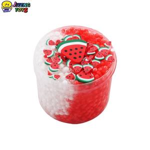 ชุดทำสไลม์เนื้อโฟมผลไม้สองสี JITENG ยืดหยุ่น ไม่เหนียว ช่วยคลายเครียด ของเล่นสไลม์ DIY ชุดสีสันสดใส ของเล่นดินน้ำมัน - Product Image 1