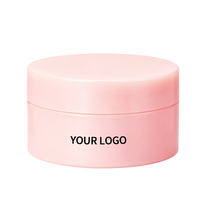 Patchs pour les yeux en gelée en pot, personnalisables avec logo, infusés au PDRN, collagène, peptides de thé vert et Centella, raffermissants et apaisants, en tissu quadrillé