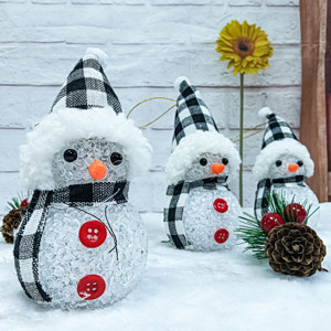 Nhà Máy Mới Cung Cấp Giáng Sinh Trang Trí Sáng <span class=keywords><strong>Snowman</strong></span> Đèn Đêm Cho Trang Trí Sân Vườn - Product Image 4
