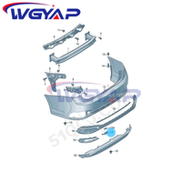 WGYAP OEM 17A807441 Cache-œillet de remorquage arrière pour Volkswagen Jetta Syncro 2019 - Pièces de carrosserie
