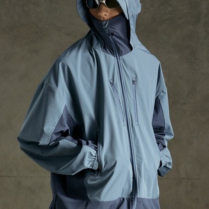 <b>Men</b> Spring <b>Lightweight</b> Quick Dry Anorak Zip up Safari Windbreaker Masked Outdoor Hiking Hooded <b>Jackets</b> Coats - Product Image 2