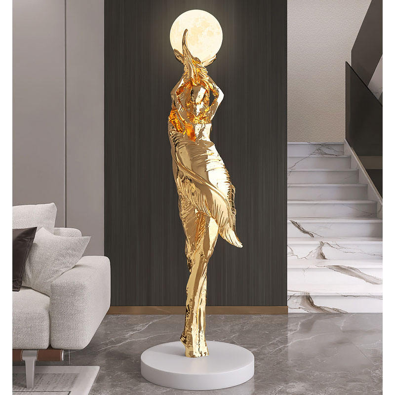 สีทอง27*27*85ซม.