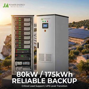 Solución de Almacenamiento de Energía para C&I con Desplazamiento de Carga JApower <span class=keywords><strong>80kW</strong></span> 175kWh 537V con Solis para Fábricas Medianas y Instalaciones Comerciales - Product Image 1