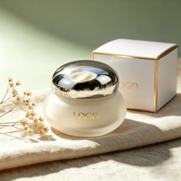 Envase de Vidrio Cosmético de Alta Gama de 50/150 ml con Tapa Dorada/Plateada, Contenedor para Crema Facial y Mascarillas, Empaque para Cuidado de la Piel, Impresión Personalizada