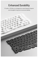 Clavier mécanique AKS075 3 modes Alice avec écran d'affichage, rétroéclairage RGB, sans fil 2,4 GHz, USB-C, échange à chaud, design ergonomique