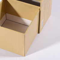 Boîtes en carton rigide écologiques et recyclables de luxe sur mesure en gros avec gaufrage à chaud doré et doublure en éponge pour emballage cadeau