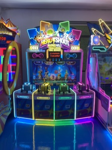 Máquina de Juegos Infantil KUBIXION, Interactiva para Padres e Hijos, de Disparos, que Funciona con Monedas, Equipo para Centros Comerciales, en Inglés - Product Image 4