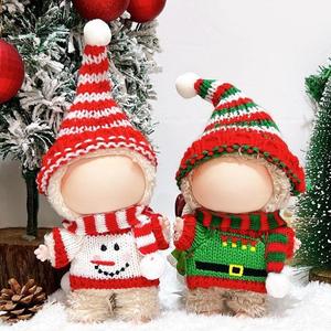 옷만, 인형은 포함되지 않음, 인형 액세서리, 인형 크리스마스 옷은 <span class=keywords><strong>Labubu</strong></span> 세대 1 및 2 및 3 에 적합합니다. - Product Image 1