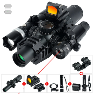 Syqt đa chức năng phạm vi <span class=keywords><strong>Sight</strong></span> Set 1-5x24ir với <span class=keywords><strong>Red</strong></span> <span class=keywords><strong>Dot</strong></span> <span class=keywords><strong>Laser</strong></span> Đèn pin <span class=keywords><strong>Combo</strong></span> cho các hoạt động ngoài trời - Product Image 5