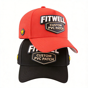 Casquettes de baseball OEM personnalisées avec logo en patch PVC, casquette de golf de performance, chapeaux de golf de haute qualité résistants à l'eau avec logo - Product Image 6