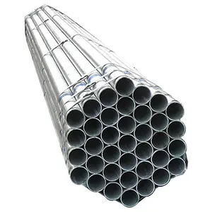 Tubo in acciaio zincato tubo tondo in acciaio zincato da 4 pollici tubo in acciaio tondo Q345