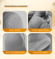 Masque nourrissant pour les pieds à l'osmanthus et au pétrolatum, essence riche, hydratant longue durée, anti-gerçures, adoucissant pour les talons