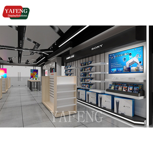 Tùy chỉnh điện tử LED di động cửa hàng Hiển thị nội các cửa hàng đồ nội thất cho điện thoại di động phụ kiện bán lẻ điện thoại di động giới thiệu - Product Image 3