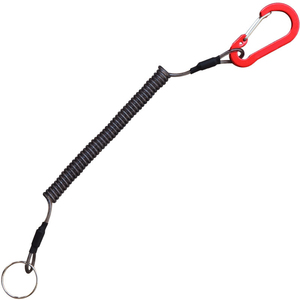 Pince de pêche EMHTiii <span class=keywords><strong>PES6</strong></span> en alliage d'aluminium avec cordon enroulé pour la plongée et mousquetons de sécurité - Product Image 1