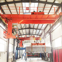 Grue à double poutre de haute qualité pour classe ouvrière, capacité 50 tonnes, pour terminal de conteneurs portuaires