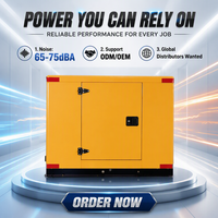 Générateur diesel silencieux Shangchai 15 kVA-50 kW 480 V ATS, économique en carburant, alimentation portable principale