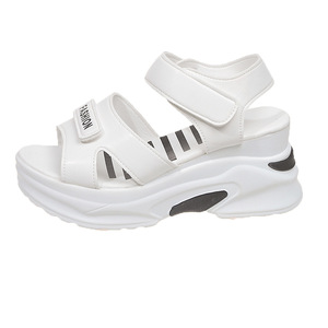 Women Summer New Thick-Soled Letter Sports <b>Sandals</b> Large Platform Wedge <b>Sandals</b> Wholesale - Product Image 6