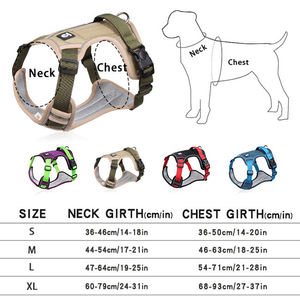 Harnais de luxe rembourré en maille souple réfléchissant réglable sans traction pour chien de compagnie avec logo personnalisé en gros - Product Image 3