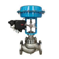 Katup diafragma pneumatik Dn80 katup kontrol penyeimbang tekanan harga grosir katup Globe baja tahan karat