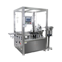 Machine automatique de remplissage, sertissage et bouchage de flacons ampoules en verre stériles de 10 ml, machines de remplissage de flacons de poudre aseptique