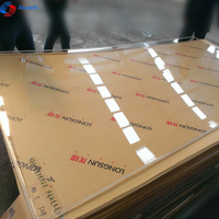 Panneau en acrylique transparent de grande taille, plaque en plastique PMMA transparente pour la décoration de vitrine de magasin
