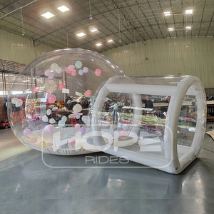 Commercial PVC Holiday Party Rental Snow Globe Giant Clear Dome Bubble Inflatable <strong>Balloon</strong> Bounce House For Sale - Product Image 1