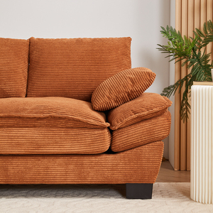 Khách sạn hiện đại phòng thu căn hộ vải to sợi chuyển đổi <span class=keywords><strong>sofa</strong></span> loveseat ngủ đặt chần đảo ngược đệm mở rộng tính năng - Product Image 4