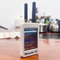 ESP32-C5 Marauder 5G Pocket Slim Jim 5G Kit de test de pénétration sans fil double bande WiFi 6 Bluetooth 5.0 GPS Wardriving