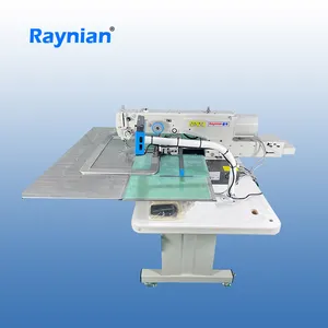 Raynian-5030f Volautomatische Industriële Patroon Naaimachine Roestvrij Staal Industriële Naaimachines Voor Kleding Compleet