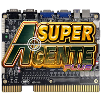 HET Super Agent Plus 007 Jeu de société d'espionnage avec support pour écran simple ou double, logiciel pour carte mère unique (MOQ2Pcs) Prix usine pour 4 machines d'arcade