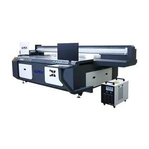 Pencetak Flatbed UV Apex Besar UV2513 untuk Pencetakan Label Logam