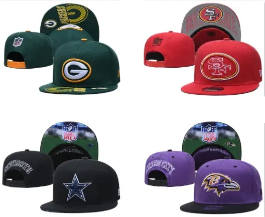 Diskon besar-besaran 2023-2024 pakaian Sepakbola Amerika topi snapback NFL untuk 32 tim