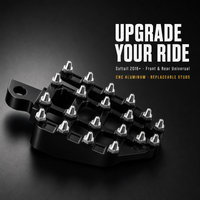 Repose-pieds avant en alliage d'aluminium, nouveaux modèles compatibles Softail 2018, Street Bob, Fat Boy, Low Rider, Heritage Breakout, style Cholo